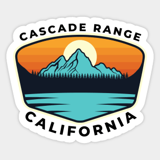 Cascade Range California - Travel Sticker